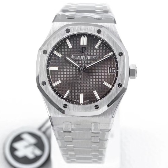 Audemars Piguet-Royal Oak 41mm 15500 SS/SS Grey/Stk ZF V3 A4302 Super Clone