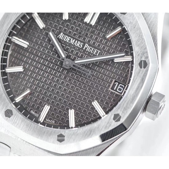 Audemars Piguet-Royal Oak 41mm 15500 SS/SS Grey/Stk ZF V3 A4302 Super Clone