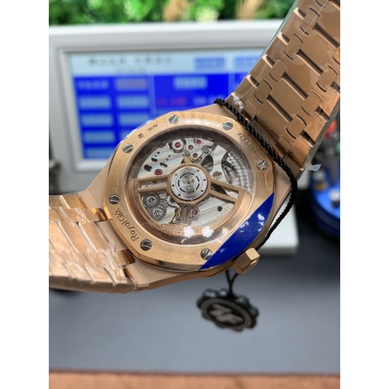 Audemars Piguet-Royal Oak 41mm 15500 RG/RG Black Dial ZF V2 A4302 Mod