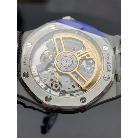 Audemars Piguet-Royal Oak 41mm 15500 SS/SS Blue/Stk ZF V3 A4302 Super Clone