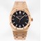 Audemars Piguet-Royal Oak 41mm 15500 RG/RG Black Dial ZF V2 A4302 Mod