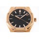 Audemars Piguet-Royal Oak 41mm 15500 RG/RG Black Dial ZF V2 A4302 Mod
