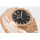 Audemars Piguet-Royal Oak 41mm 15500 RG/RG Black Dial ZF V2 A4302 Mod
