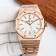 Audemars Piguet-Royal Oak 41mm 15500 RG/RG White Dial ZF V2 A4302 Mod