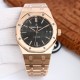 Audemars Piguet-Royal Oak 41mm 15500 RG/RG Black Dial ZF V2 A4302 Mod