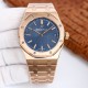 Audemars Piguet-Royal Oak 41mm 15500 RG/RG Blue Dial ZF V2 A4302 Mod