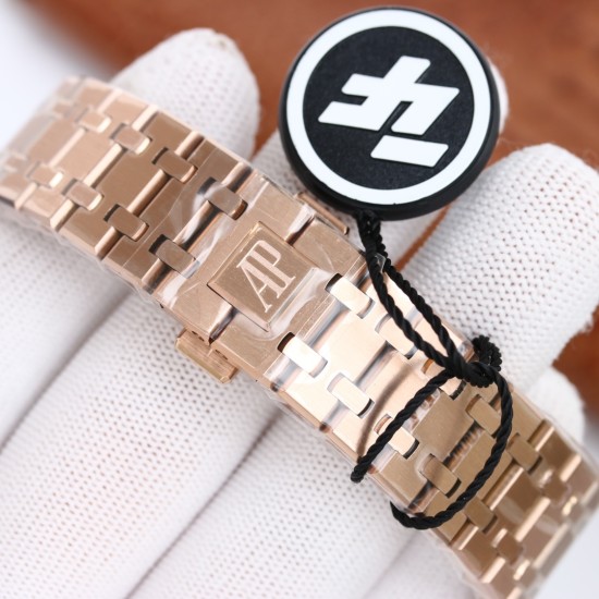 Audemars Piguet-Royal Oak 41mm 15500 RG/RG Blue Dial ZF V2 A4302 Mod