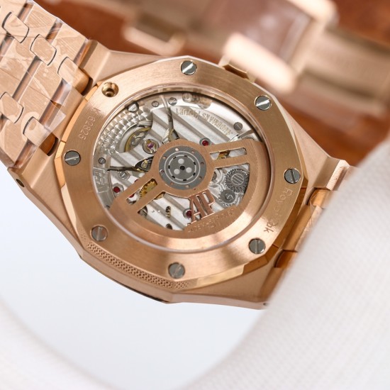 Audemars Piguet-Royal Oak 41mm 15500 RG/RG Blue Dial ZF V2 A4302 Mod