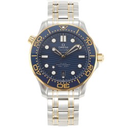 Omega-Seamaster Diver 42mm 300m YG/SS Blue Dial VSF A8800