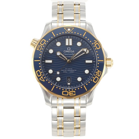Omega-Seamaster Diver 42mm 300m YG/SS Blue Dial VSF A8800