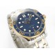 Omega-Seamaster Diver 42mm 300m YG/SS Blue Dial VSF A8800