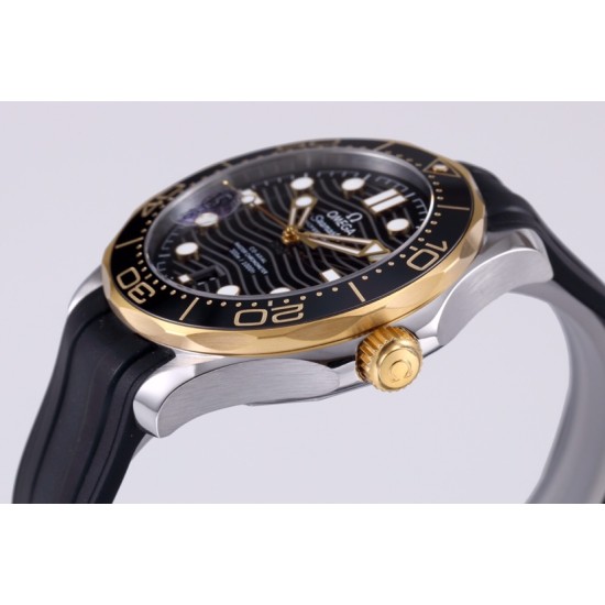  Omega-Seamaster 300m 2019 YG/SS/RU Black VSF Asia 8800