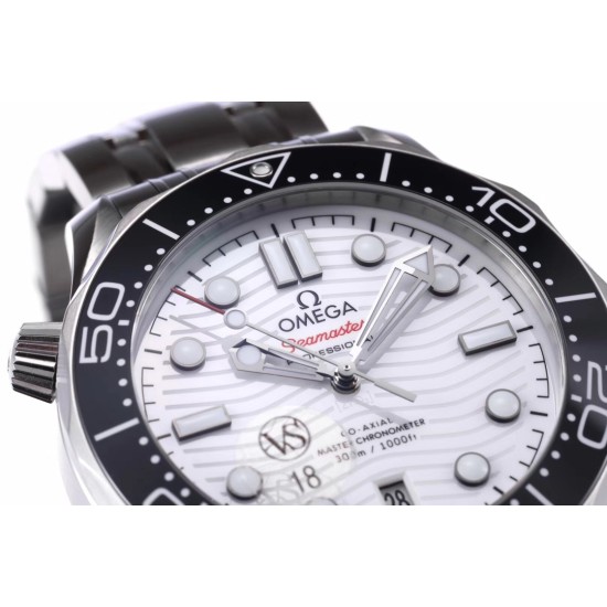 Omega-Seamaster 300m 42mm SS/SS White VSF V2 A8800