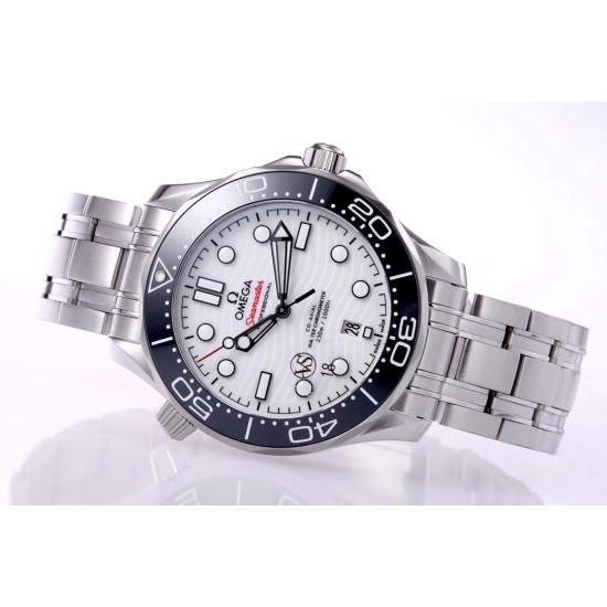 Omega-Seamaster 300m 42mm SS/SS White VSF V2 A8800