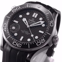 Omega-Seamaster 300m 43.5mm Ceramic Diver CER/RU Black VSF Asia 8806
