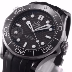 Omega-Seamaster 300m 43.5mm Ceramic Diver CER/RU Black VSF Asia 8806