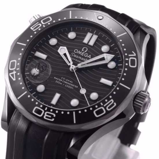 Omega-Seamaster 300m 43.5mm Ceramic Diver CER/RU Black VSF Asia 8806
