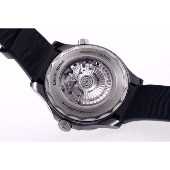 Omega-Seamaster 300m 43.5mm Ceramic Diver CER/RU Black VSF Asia 8806