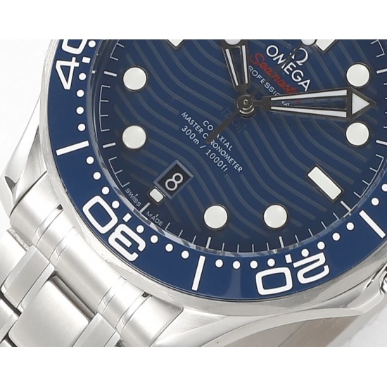 Omega-Seamaster 300m 42mm SS/SS Blue VSF V2 A8800
