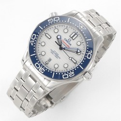 Omega-Seamaster 300m 42mm SS/SS White Dial VSF A8800