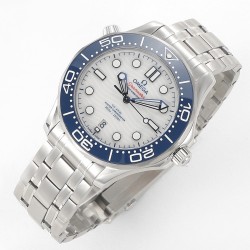 Omega-Seamaster 300m 42mm SS/SS White Dial VSF A8800