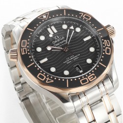 Omega-Seamaster 300m 2019 RG/SS Black VSF A8800 Super Clone