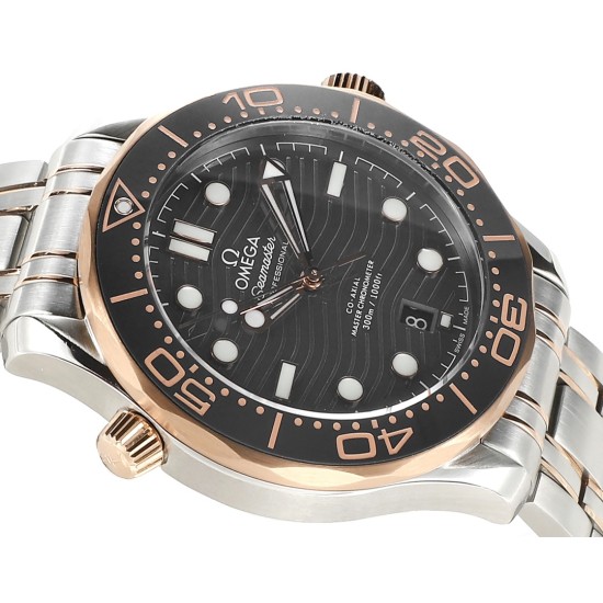 Omega-Seamaster 300m 2019 RG/SS Black VSF A8800 Super Clone