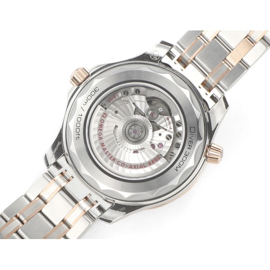 Omega-Seamaster 300m 2019 RG/SS Black VSF A8800 Super Clone