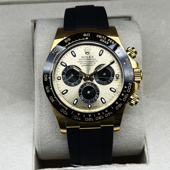 Rolex-Daytona 126518 40mm YG/RU Gold/Black VSF DD4131(Gain Weight)