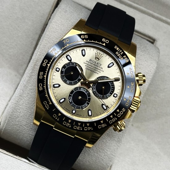 Rolex-Daytona 126518 40mm YG/RU Gold/Black VSF DD4131(Gain Weight)