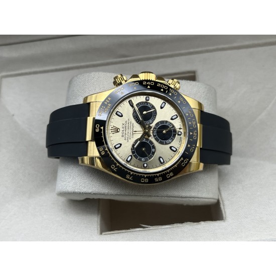Rolex-Daytona 126518 40mm YG/RU Gold/Black VSF DD4131(Gain Weight)