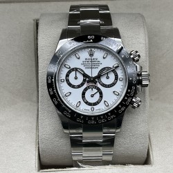Rolex-Daytona 126500 40mm SS/SS White/Dia VSF DD4131(Gain Weight)