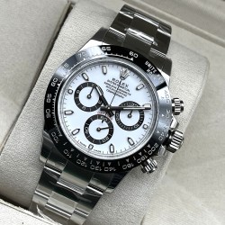 Rolex-Daytona 126500 40mm SS/SS White/Dia VSF DD4131(Gain Weight)