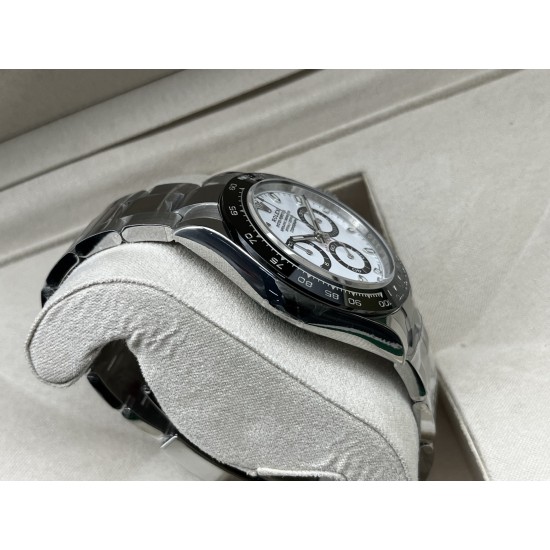 Rolex-Daytona 126500 40mm SS/SS White/Dia VSF DD4131(Gain Weight)