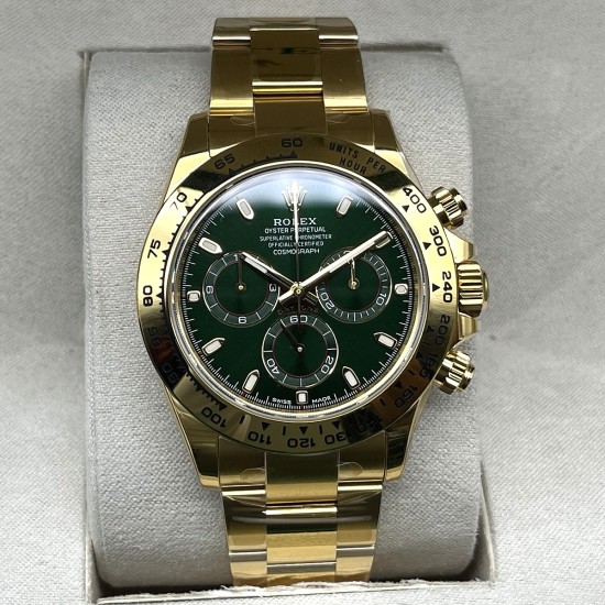 Rolex-Daytona 126508 40mm YG/YG Green Dial VSF DD4131(Gain Weight)