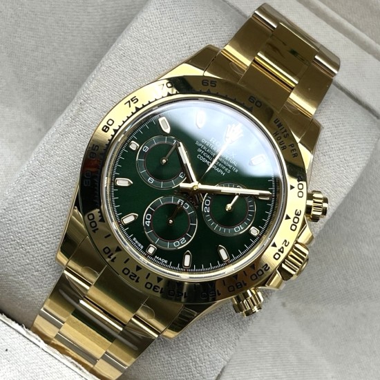 Rolex-Daytona 126508 40mm YG/YG Green Dial VSF DD4131(Gain Weight)