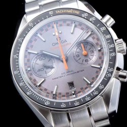  Omega-Speedmaster Moonwatch Chronograph 44MM SS/SS Grey/Org V2 OMF A7750 9900