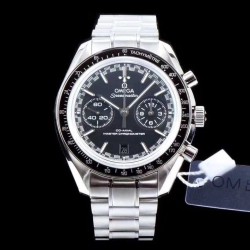  Omega-Speedmaster Moonwatch Chronograph 44MM SS/SS Black Dial V2 OMF A7750 9900