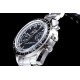  Omega-Speedmaster Moonwatch Chronograph 44MM SS/SS Black Dial V2 OMF A7750 9900