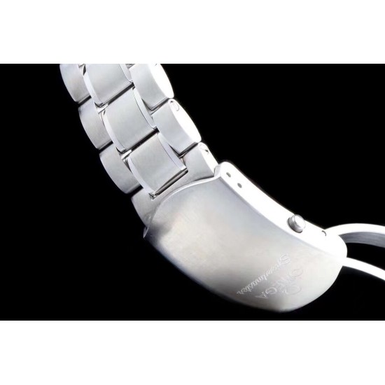  Omega-Speedmaster Moonwatch Chronograph 44MM SS/SS Black Dial V2 OMF A7750 9900