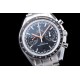  Omega-Speedmaster Moonwatch Chronograph 44MM SS/SS Black/Org V2 OMF A7750 9900