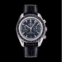 Omega-Speedmaster Moonwatch Chronograph 44MM SS/LE Black Dial V2 OMF A7750 9900