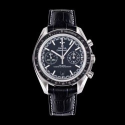  Omega-Speedmaster Moonwatch Chronograph 44MM SS/LE Black Dial V2 OMF A7750 9900