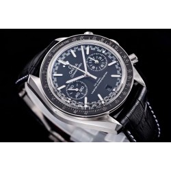  Omega-Speedmaster Moonwatch Chronograph 44MM SS/LE Black Dial V2 OMF A7750 9900