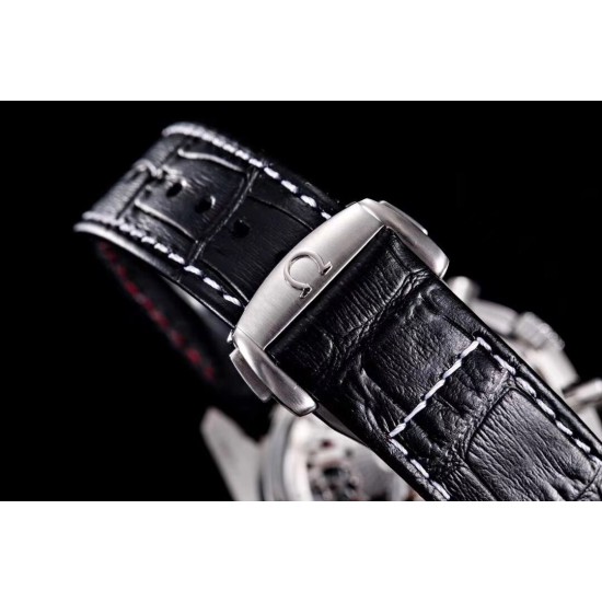  Omega-Speedmaster Moonwatch Chronograph 44MM SS/LE Black Dial V2 OMF A7750 9900