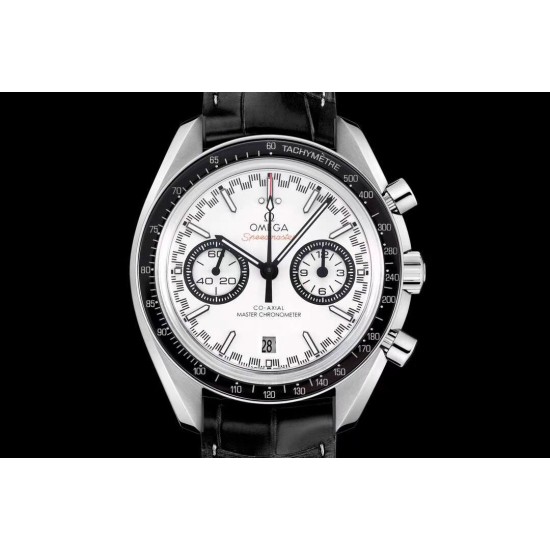  Omega-Speedmaster Moonwatch Chronograph 44MM SS/LE White Dial V2 OMF A7750 9900