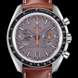  Omega-Speedmaster Moonwatch Chronograph 44MM SS/LE Grey/Org V2 OMF A7750 9900