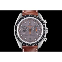  Omega-Speedmaster Moonwatch Chronograph 44MM SS/LE Grey/Org V2 OMF A7750 9900