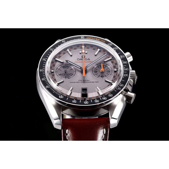  Omega-Speedmaster Moonwatch Chronograph 44MM SS/LE Grey/Org V2 OMF A7750 9900