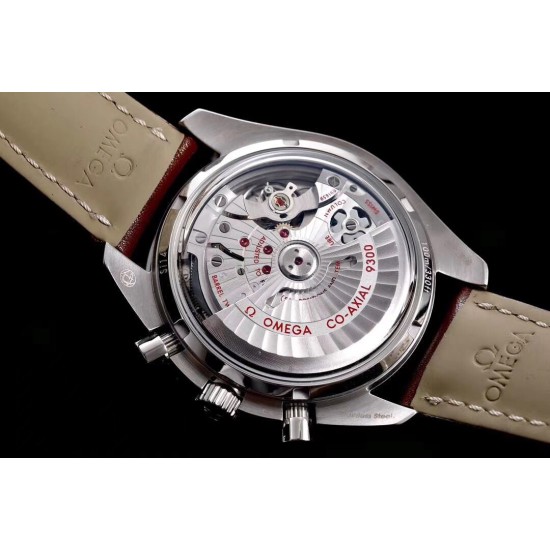  Omega-Speedmaster Moonwatch Chronograph 44MM SS/LE Grey/Org V2 OMF A7750 9900